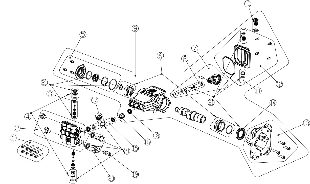 AAA 530037 Pump repair parts